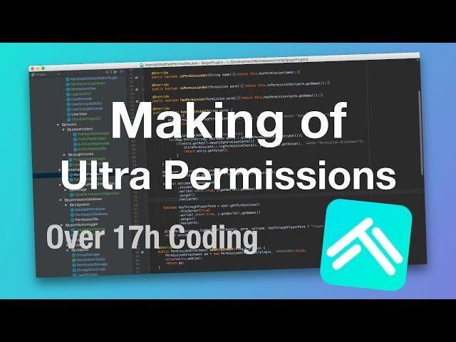 Making Of Ultra Permissions (3. Highest Rated Spigot Premium Plugin)