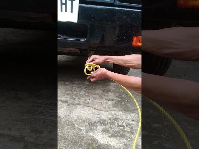 Practical trailer knots, daily knot tips #knot #short