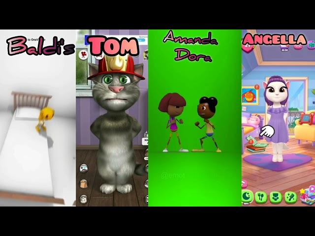 Amanda Dora vs Talking Tom | Who is best!  #talkingtom #amandadora