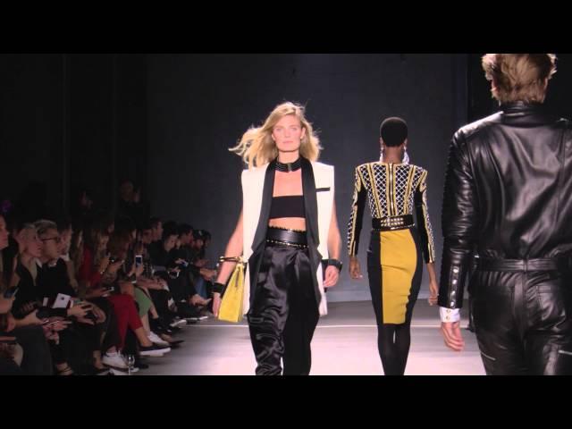 Balmain x H&M: Fashion show NYC