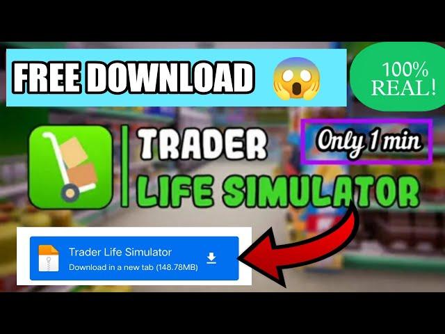 How to download Trader life simulator in mobile | How to play trader life simulator in android