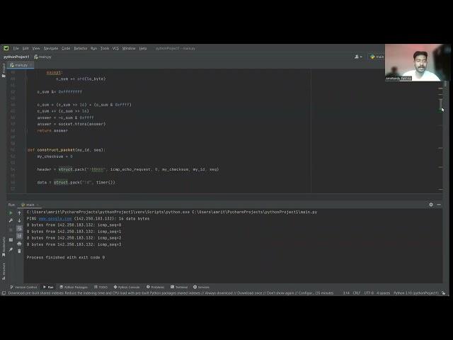 Building a Ping Application in Python - Tutorial