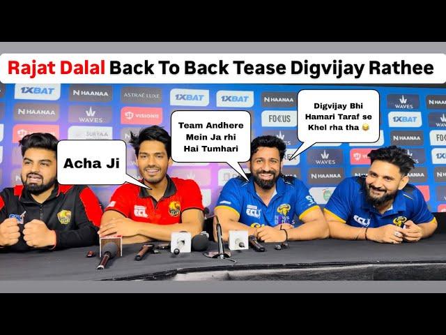 Rajat Dalal Most Funny Reply To Digvijay Rathee After winning ECL Match Today