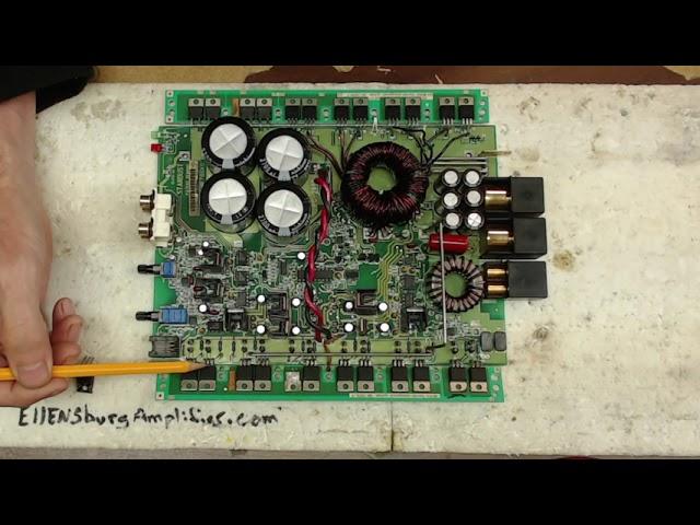 Rockford Fosgate BD1000.1 Amplifier Repair Power Supply and Output Control IC's