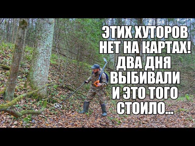 ДВА ДНЯ ВЫБИВАЛИ ХУТОРА НА КРАЮ ОВРАГА! Поиск золота с металлоискателем / Russian Digger