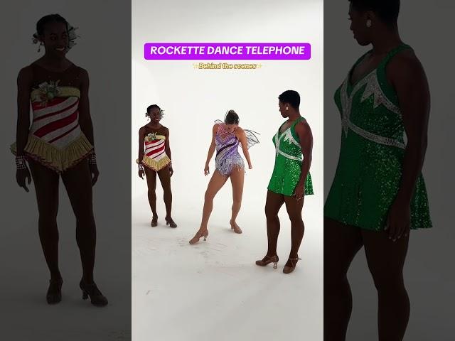 So cool to watch this come to life! #dancetelephone #dancers #rockettes #behindthescenes