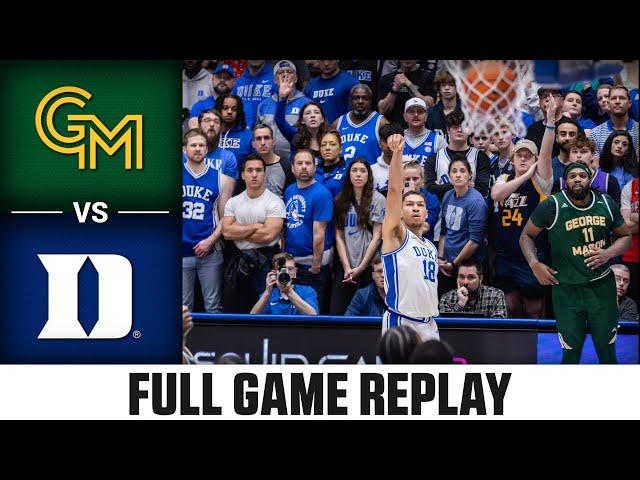 George Mason vs. Duke Full Game Replay | 2024-25 ACC Men's Basketball