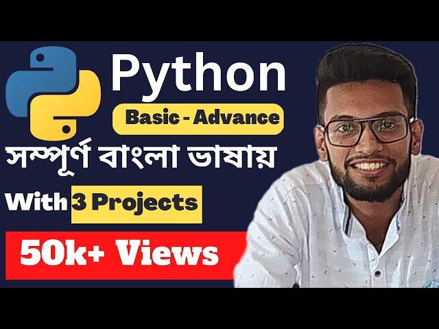 Python Bangla Tutorial | Python Programming Crash Course in Bangla | Python Course 2023