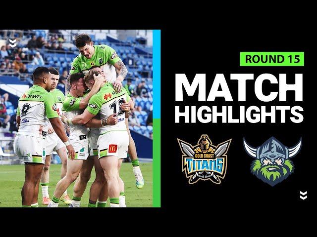 Titans v Raiders | Round 15 2020 | Telstra Premiership | NRL