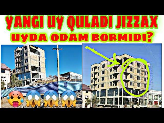 QULAGAN UYDA ODAM BORMIDI? QURILISHI TUGAMAGAN| JIZZAX UY QULASHI