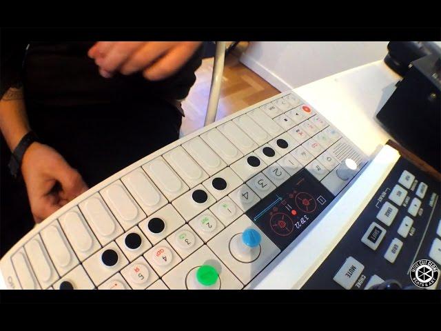 Teenage Engineering OP-1. Sampled beatmaking from vinyl plus scratch