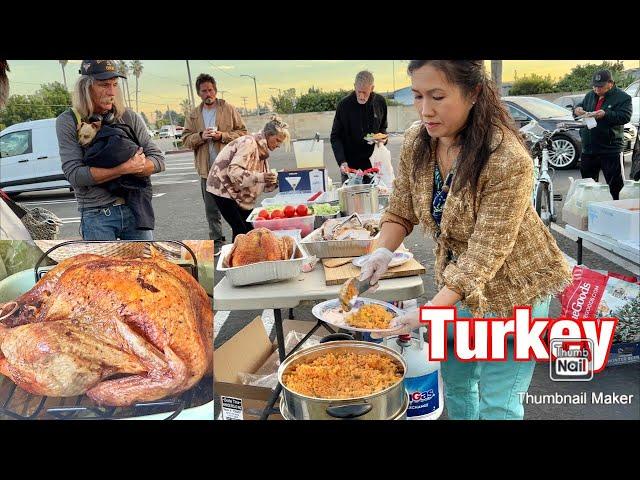 Cooking Big Turkeys  For The Homeless People  Early Thanksgiving  2024