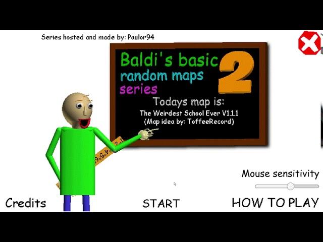 Baldi's Basics Random Maps 2:The Weirdest School Ever,part 2