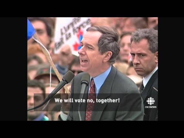 A look back at the 1995 Quebec Referendum in 60 seconds