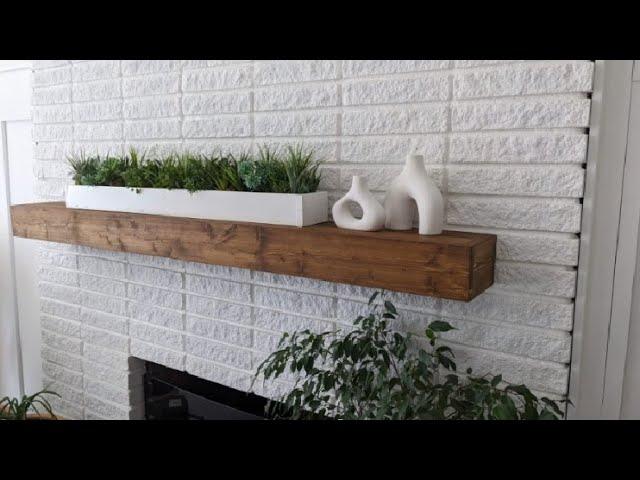 Avana Fireplace Mantel - Wall Mounted Mantles for Over Fireplace Review, Simple installation, good