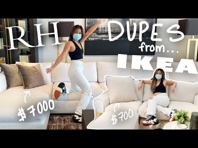 BEST Restoration Hardware Dupes from IKEA! | $10,000 vs $1000