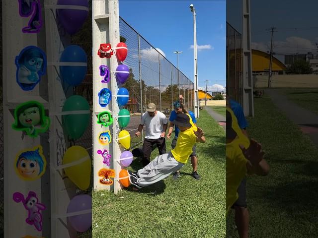 Kick challenge Parkour Inside Out version  #shorts #parkour #divertidamente2