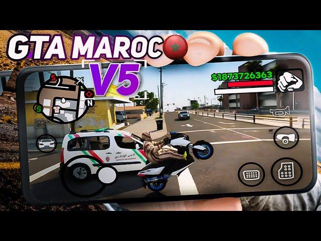 تحديث لعبة GTA SA بمود المغرب للاندرويد - GTA San Andreas maroc V5