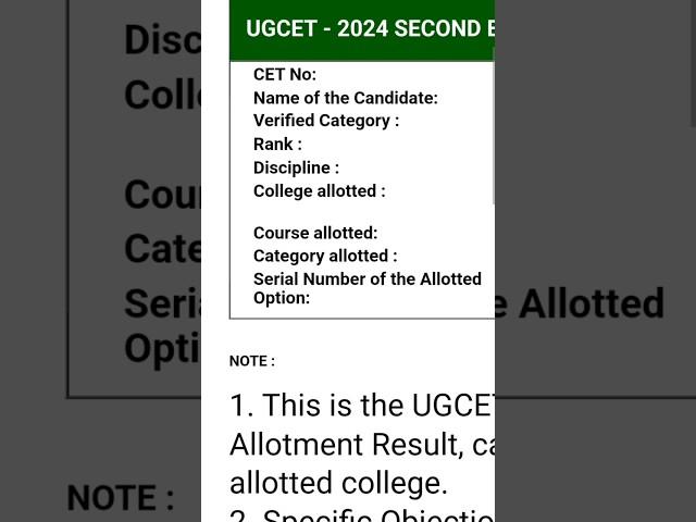 Kcet 2024 extended 2nd round provisional seat allotment result out now|kcet 2nd round provisional aj