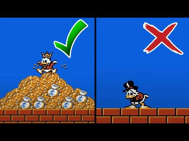 ИГРЫ на DENDY (NES) c РАЗНЫМИ КОНЦОВКАМИ: Ducktales, Metroid, Batman и др. / Как их все открыть