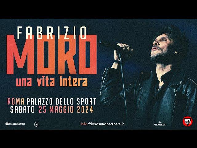 Fabrizio Moro "Una Vita Intera Tour 2024" Live in Roma "Palazzo dello Sport" 25.05.2024