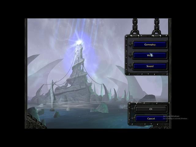 Warcraft III Black Menu Screen Fix (Win10)