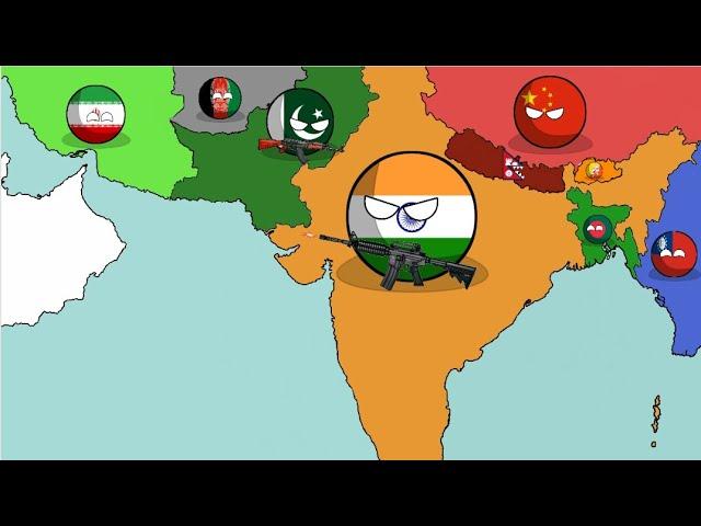 History of India ( 1700 - 2022 ) | COUNTRYBALLS