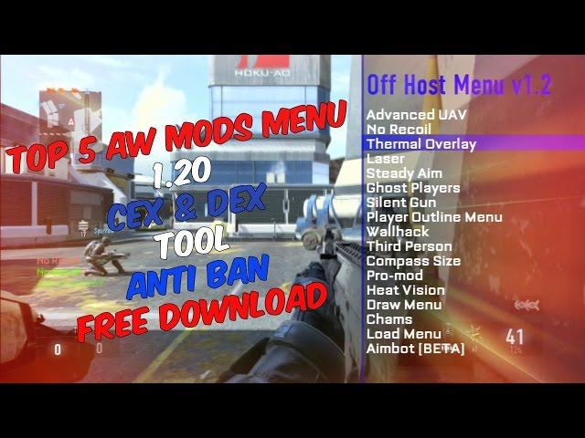  [AW/1.20] TOP 5 MODS MENU (CEX/DEX) + EBOOT ANTI BAN + TOOL (Download)