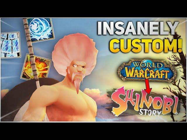 THE MOST CUSTOM VERSION OF WOW?! | Shinobi Story ALPHA | WoW/Naruto MMORPG