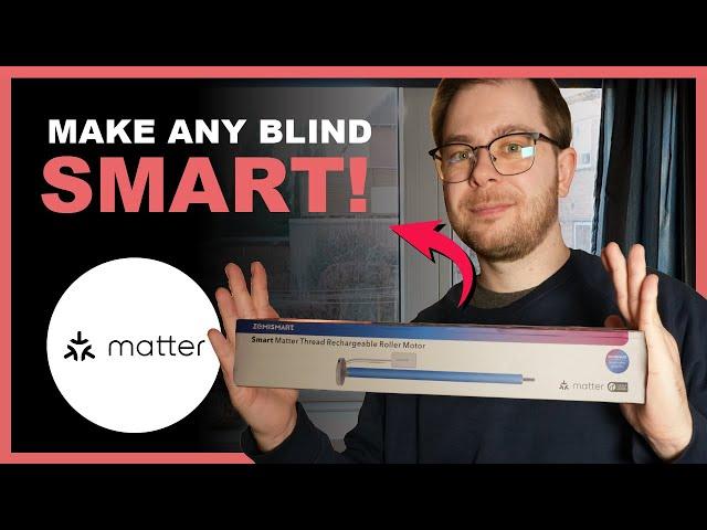 Make ANY blind smart! Matter compatible retrofit motor from Zemismart