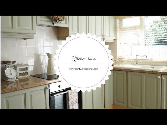 Kitchen tour and how I painted my kitchen cabinets using chalk paint