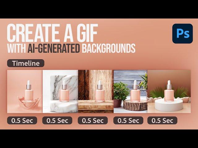 How to Create Animated GIFs Using AI in Photoshop