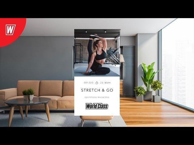 STRETCH & GO с Екатериной Малыгиной | 23 марта  2022 | Онлайн-тренировки World Class