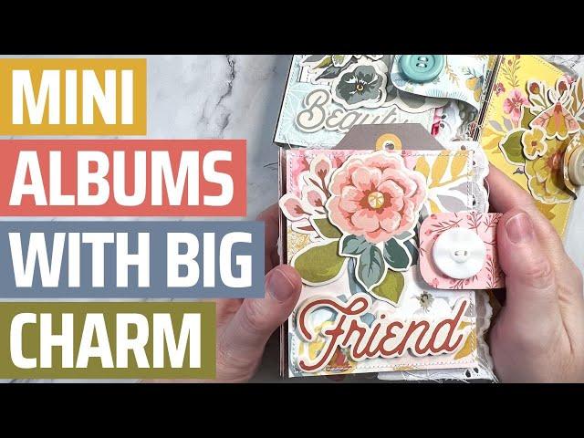 3 SIMPLE  Mini Albums {full of pretty pages!}  you just HAVE to make!