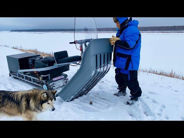 Мотобуксировщик УРАГАН (часть первая первый взгляд )