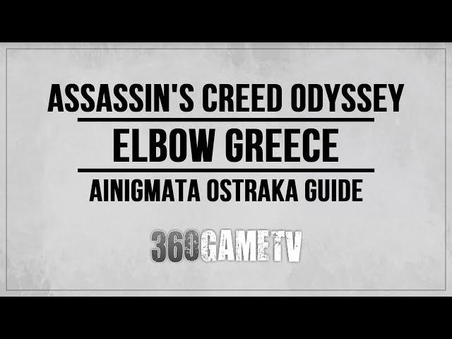 Assassin's Creed Odyssey Elbow Greece Ainigmata Ostraka Location / Solution (Attika)