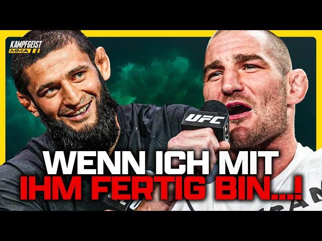 SEAN STRICKLAND LEGT SICH mit KHAMZAT CHIMAEV AN und WARNT IHN!