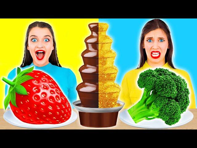 CHOCOLATE FONDUE CHALLENGE!