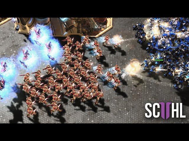 The most Chaotic Starcraft 2 Game Ever: Clem vs. Zest