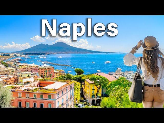 Naples 2024 Walk 8K AMAZING city at the foot of a Volcano