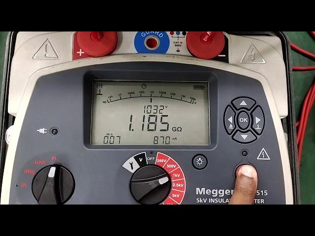 Megger MIT 515, Insulation Tester Repair and Calibration at Dynamics Circuit (S) Pte. Ltd.