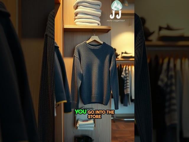 Maximizer vs. Satisficer: The Sweater Buying Dilemma