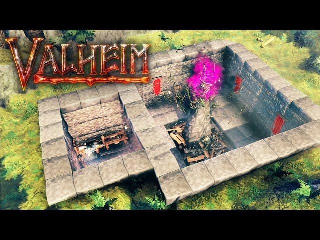 Automatic WOOD & STONE FARM! Valheim Episode 17