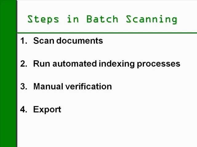 University of SimpleSoftware 001 (Aaron) - Beginners Guide to Batch Scanning and Indexing