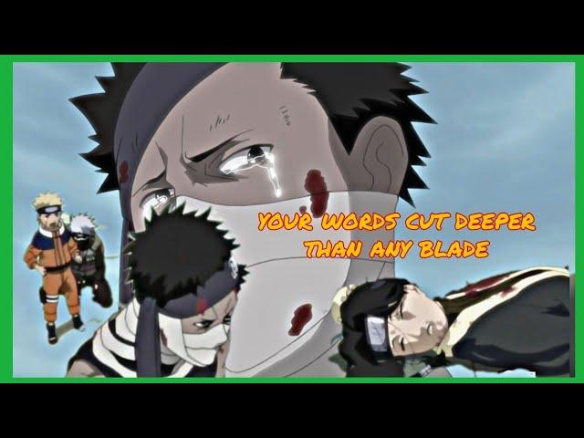 Legendary Anime Quotes - Zabuza (Your Words Cut Deeper Than Any Blade)