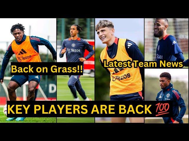 BREAKINGLeny Yoro,Mainoo,Mazraoui,Shaw,Garnacho, Man United training, injury News & Return Dates