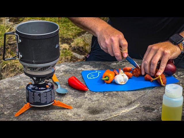 Cooking Chorizo Jambalaya with the Jetboil Minimo - Camping Stove Meals