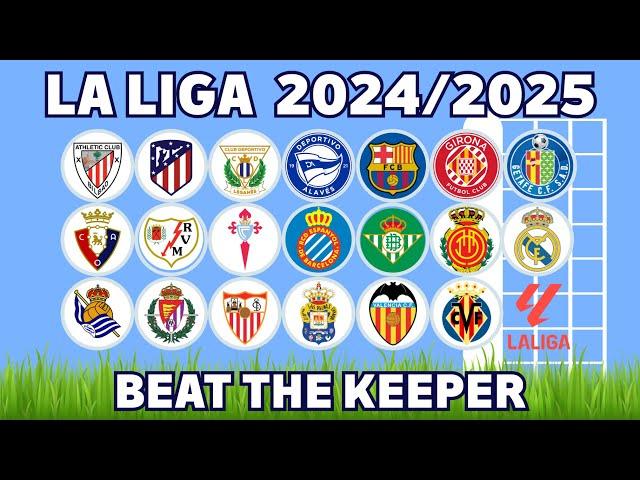 Beat The Keeper - La Liga 2024/2025 | The Marble Quest