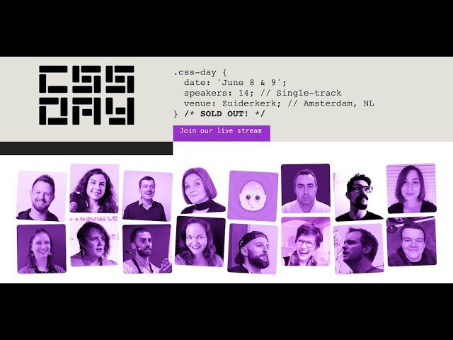 CSS Day 2023 is over; watch all talks!