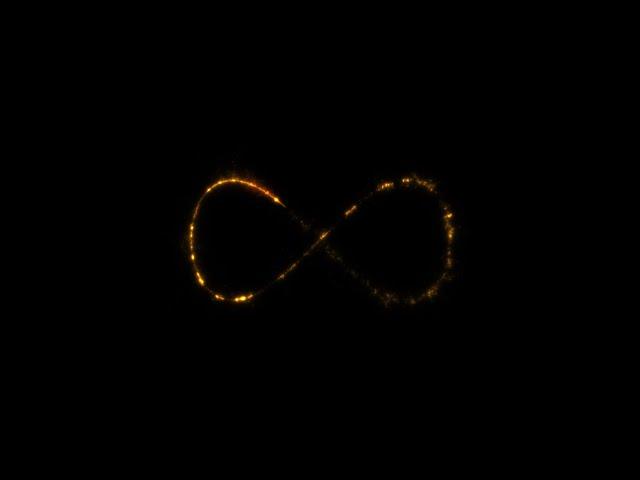 Fire Spark Infinity Sign • Free Infinite Loop Motion Graphics